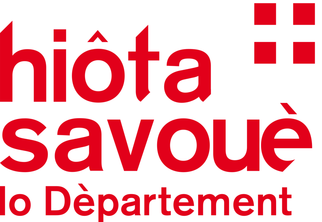 Logo du Département Haute-Savoie (74) en langue savoyarde.